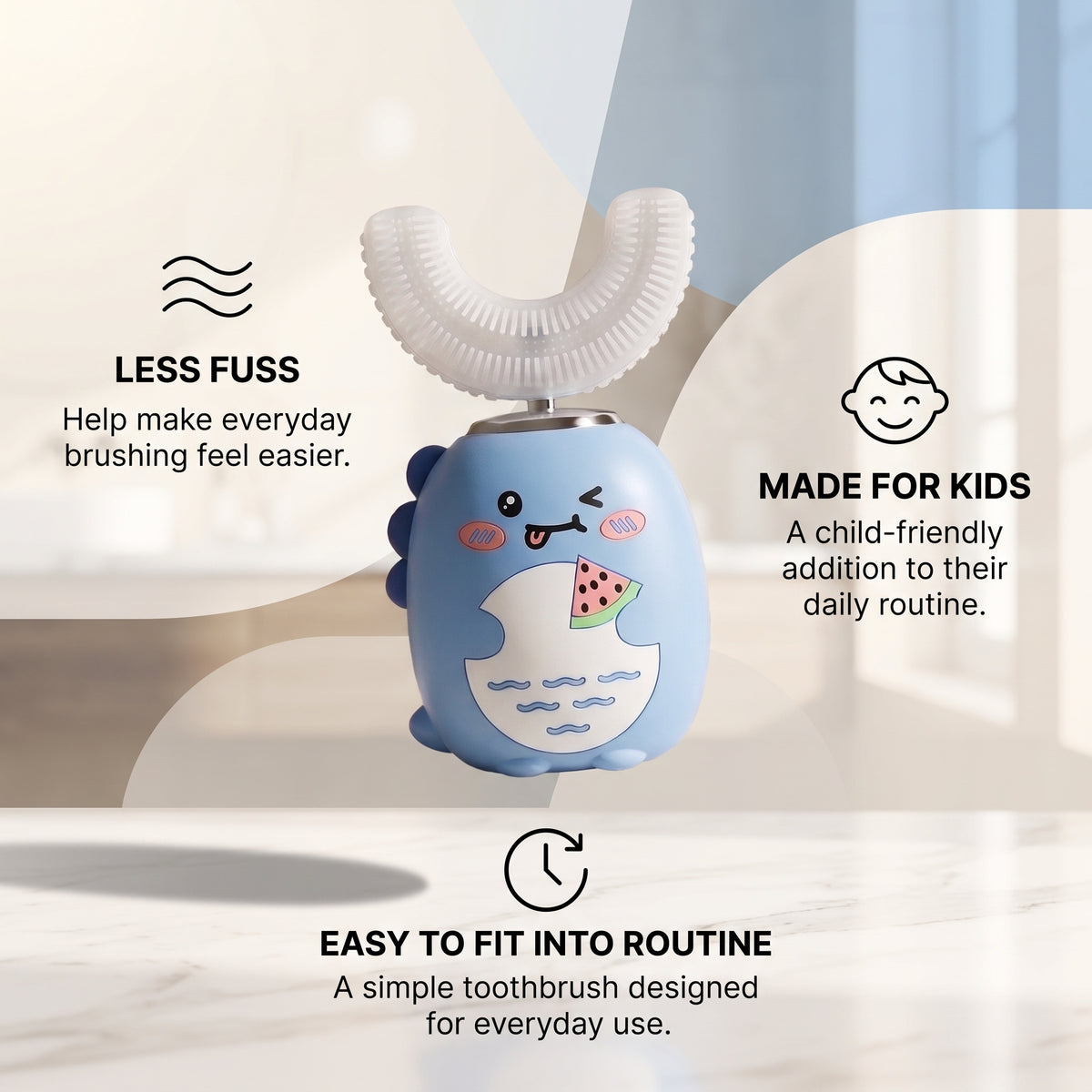 Kids’ 360-Degree Gentle Sonic Toothbrush