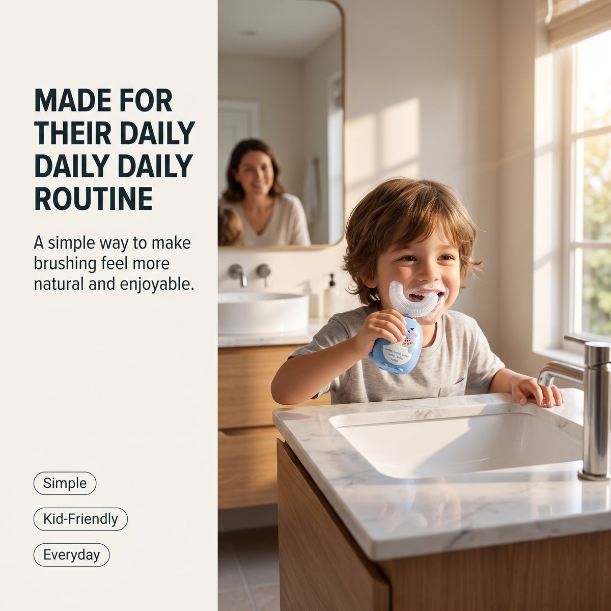 Kids’ 360-Degree Gentle Sonic Toothbrush