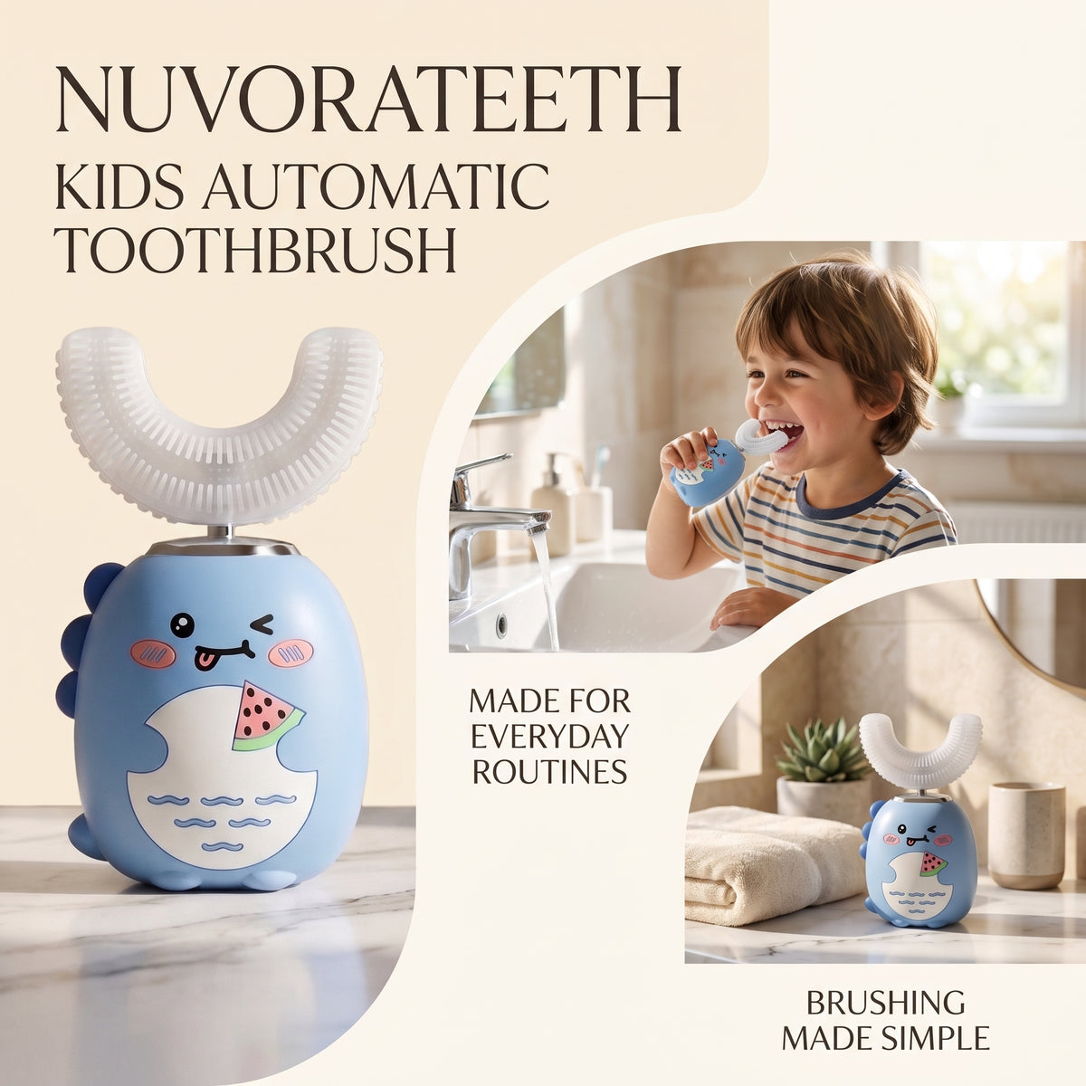Kids’ 360-Degree Gentle Sonic Toothbrush